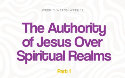 The Authority of Jesus Over Spiritual Realm Part 1